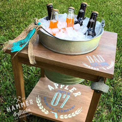 Beverage Bucket Table - Kit