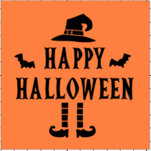 Fall/Halloween 12" Square
