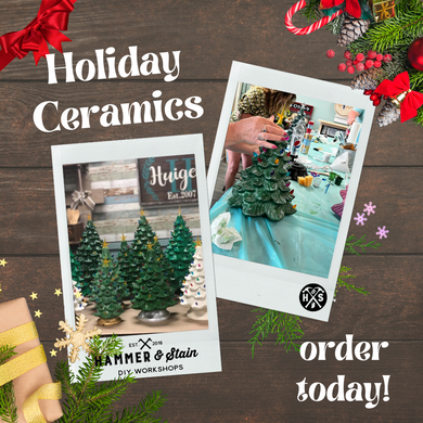 PREORDER - Vintage Lighted Holiday Ceramics Workshops (Fri Nov 10th)