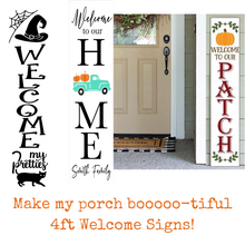 09/19/2020 - (11am) Make my Porch Boooo-tiful! Fall Porch Welcome Signs