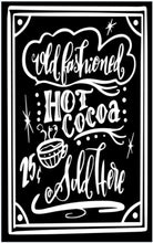 "Large Framed Sign Christmas