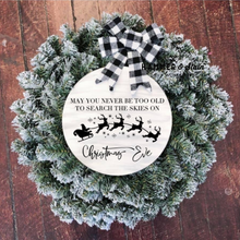 “NEW Flocked Wreath Doorhanger