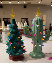 "Lighted Christmas Ceramics