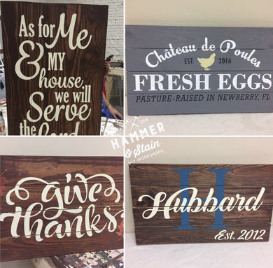 -Pallet Signs